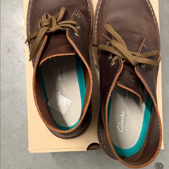 Clark’s Desert Boot Men's Brown Leather Shoes - Picture 3 of 3